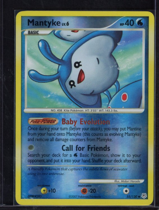 Mantyke LV.6 55/130 Reverse Holo Raw