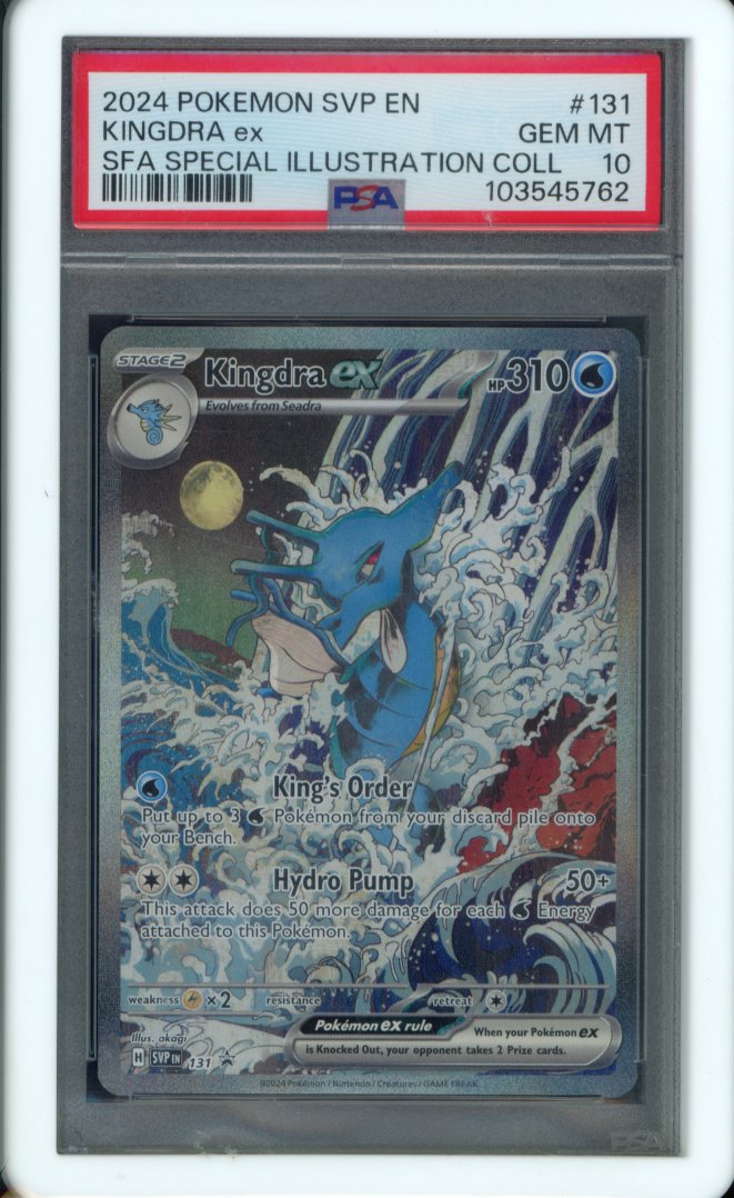 Kingdra Ex 131 PSA 10