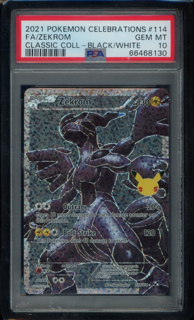 Zekrom 114/114 PSA 10
