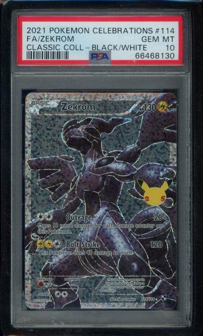 Zekrom 114/114 PSA 10