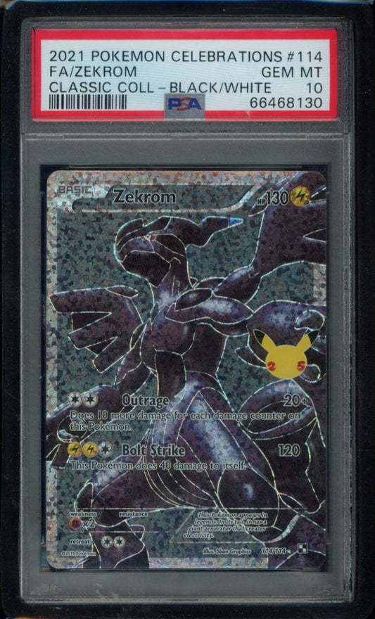 Zekrom 114/114 PSA 10