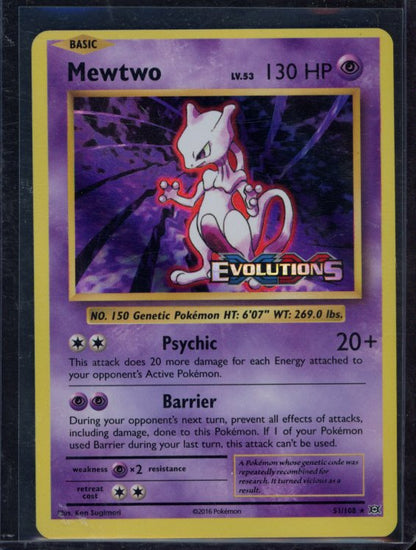 Mewtwo 51/108 Raw