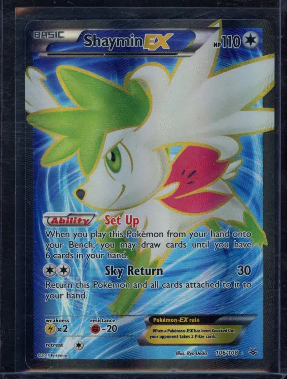 Shaymin Ex 106/108 Raw - RookieLegends
