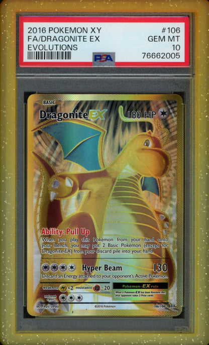 Dragonite Ex 106/108 PSA 10