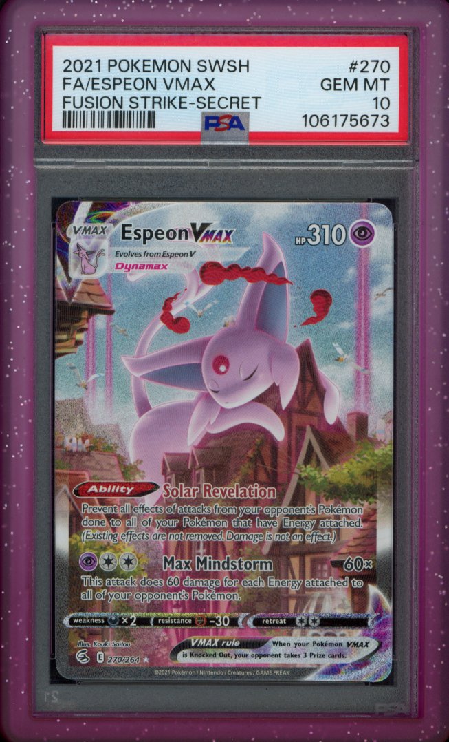 Espeon Vmax 270/264 PSA 10