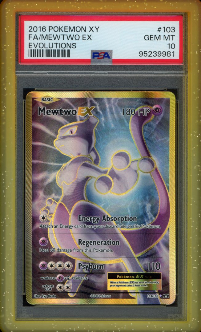 Mewtwo Ex 103/108 PSA 10