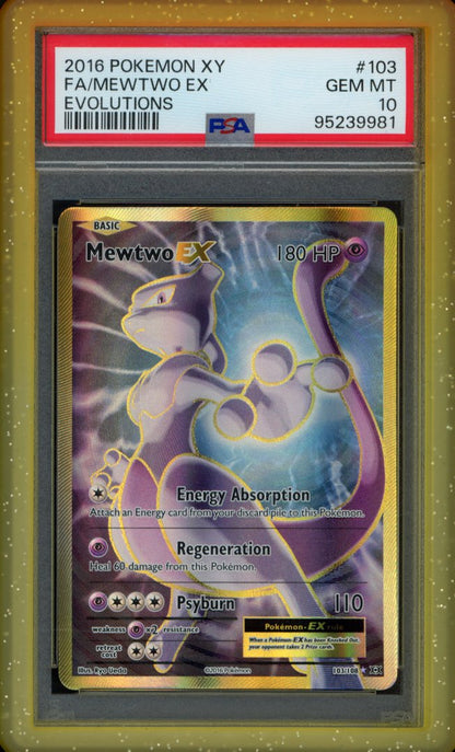 Mewtwo Ex 103/108 PSA 10