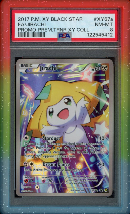 Jirachi XY67a PSA 8