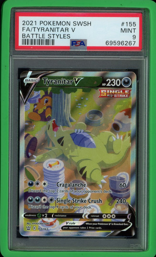 Tyranitar V 155/163 PSA 9