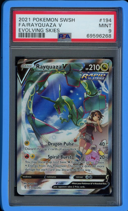 Rayquaza V 194/203 PSA 9
