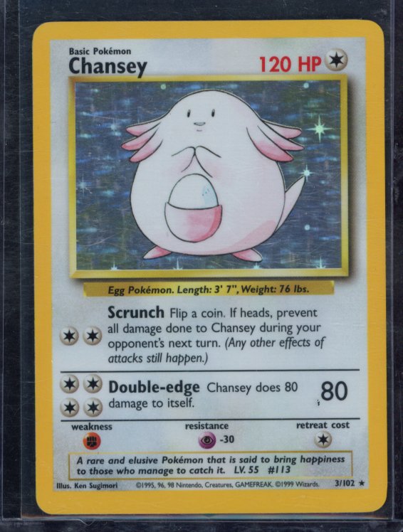 Chansey 3/102 Raw