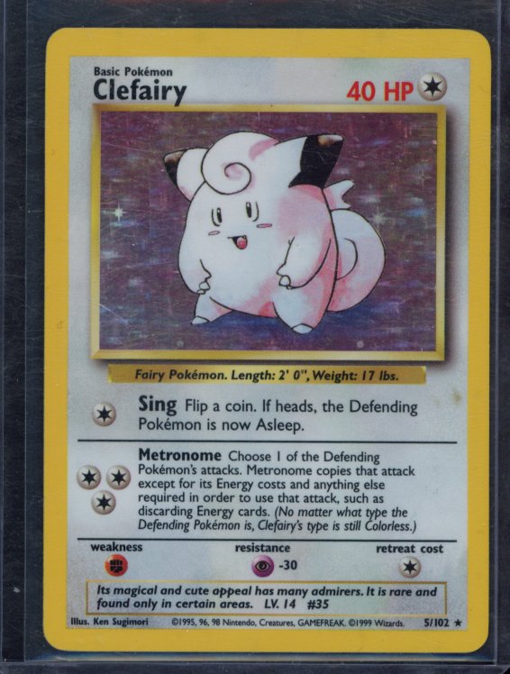 Clefairy 5/102 Raw
