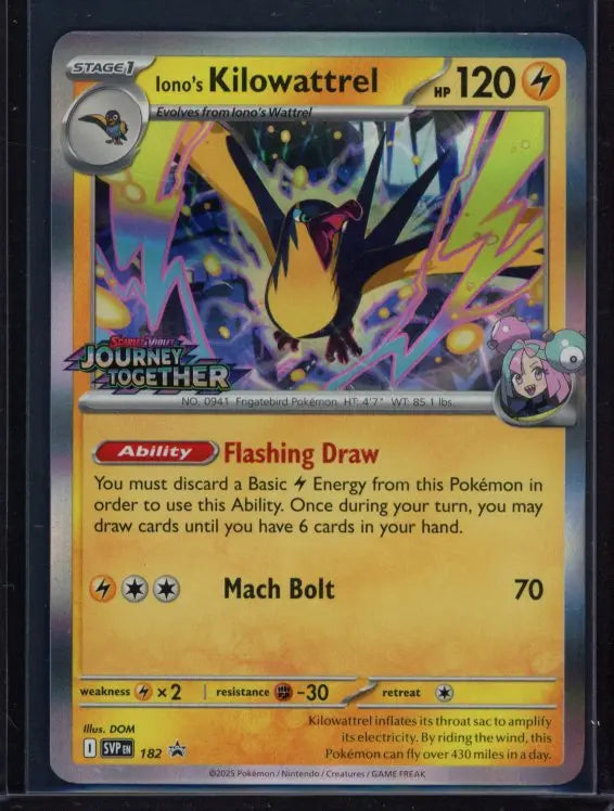 Iono's Kilowattrel 182 Raw - RookieLegends