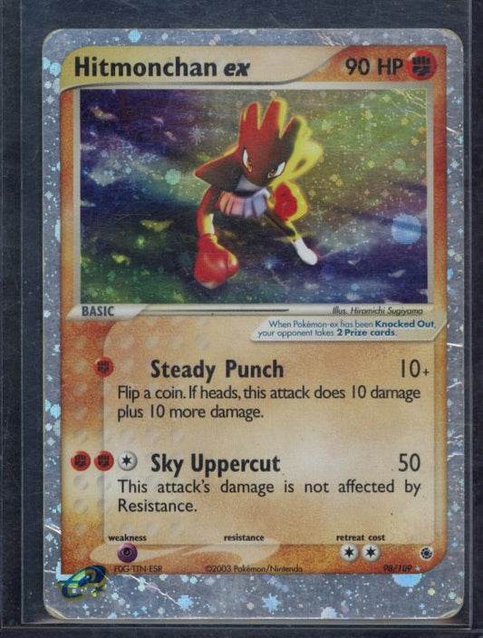 Hitmonchan Ex 98/109 Raw