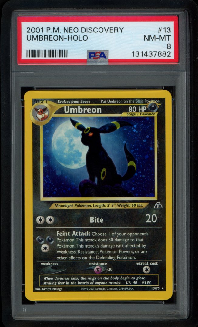 Umbreon 13/75 PSA 8