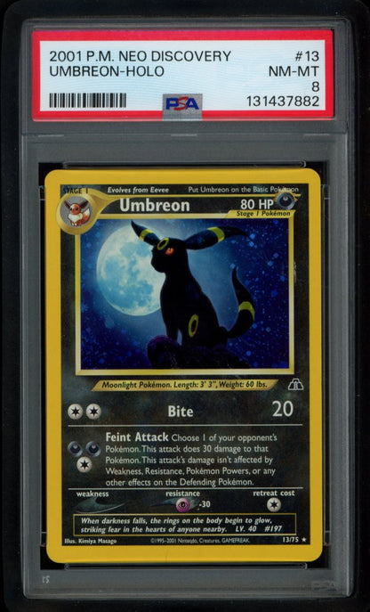 Umbreon 13/75 PSA 8