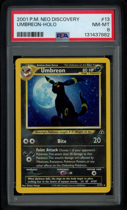 Umbreon 13/75 PSA 8