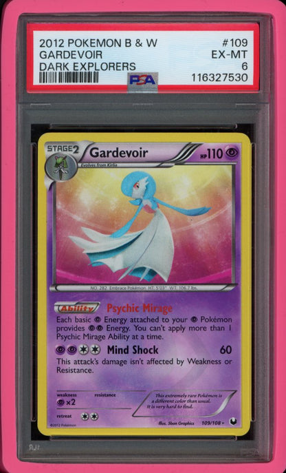 Gardevoir 109/108 PSA 6