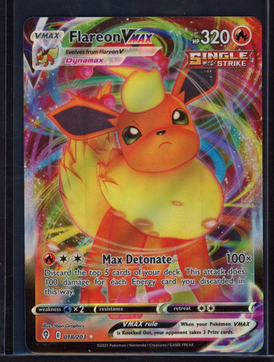 Flareon Vmax 018/203 Raw