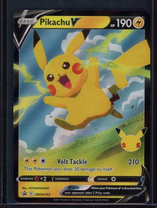 Pikachu V SWSH143 Raw