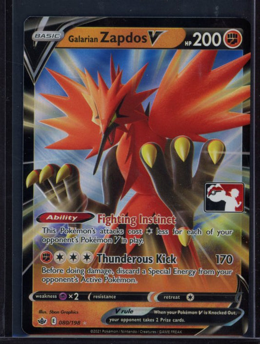 Galarian Zapdos V 080/198 Raw