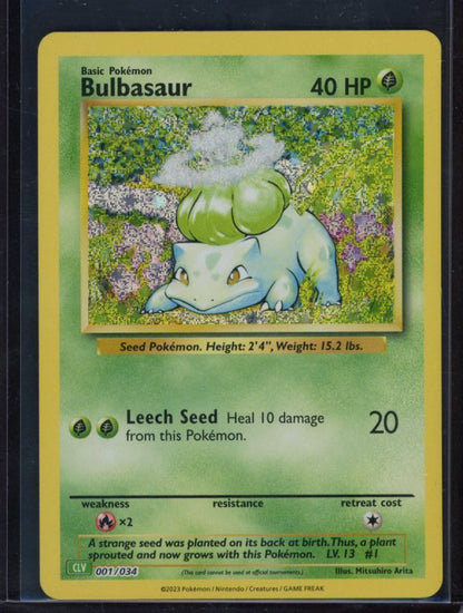 Bulbasaur 001/034 Raw