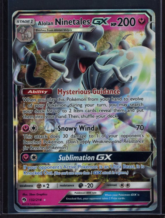 Alolan Ninetales Gx 132/214 Raw