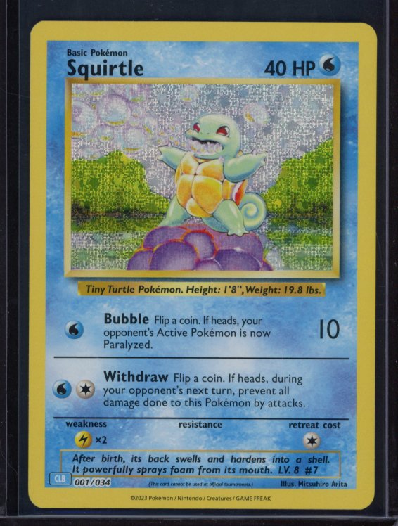 Squirtle 001/031 Raw