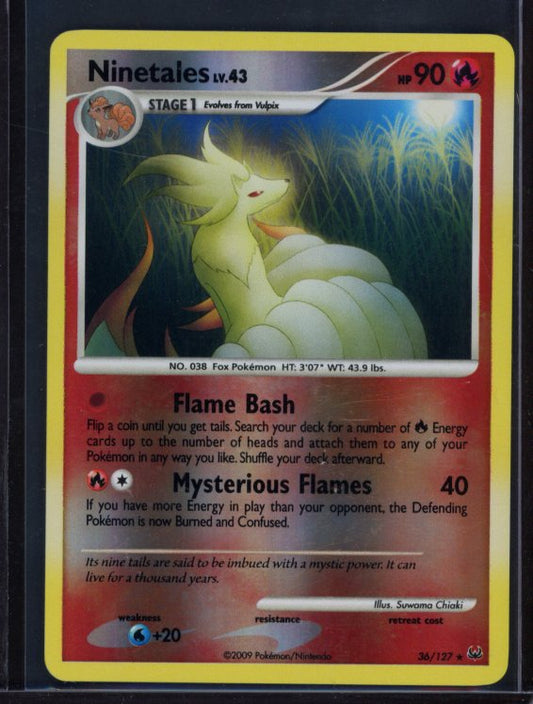 Ninetales Lv.43 36/127 Reverse Holo Raw