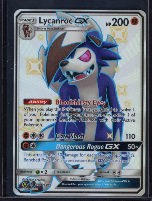 Lycanroc Gx SV66/SV94 Raw