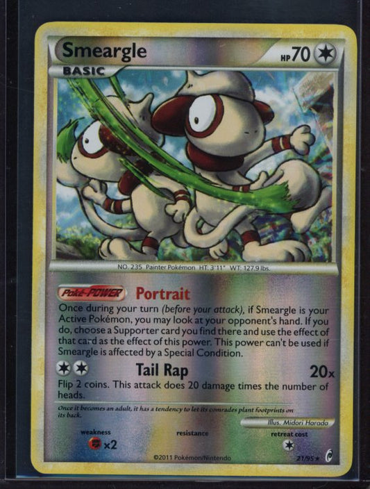 Smeargle Reverse Holo 21/95 Raw