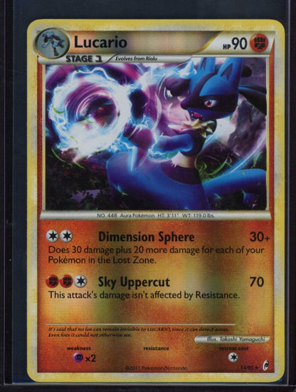Lucario Reverse Holo 14/95 Raw