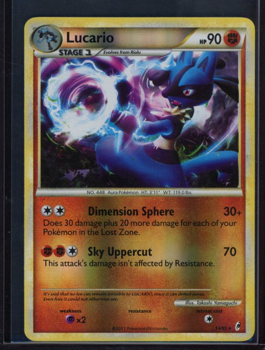 Lucario Reverse Holo 14/95 Raw