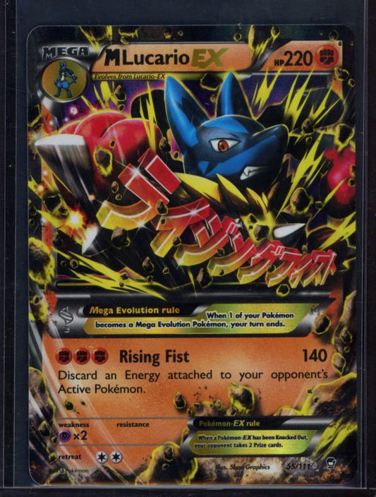 M Lucario Ex 55/111 Raw