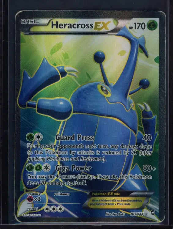 Heracross Ex 105/111 Raw - RookieLegends