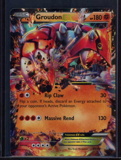 Groudon Ex 85/160 Raw