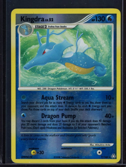 Kingdra LV.52 7/146 Reverse Holo Raw