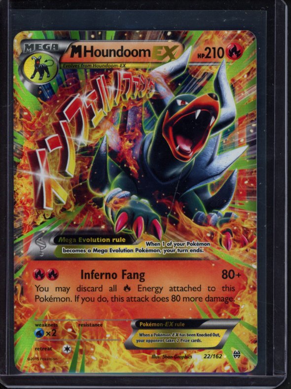 M Houndoom Ex 22/162 Raw