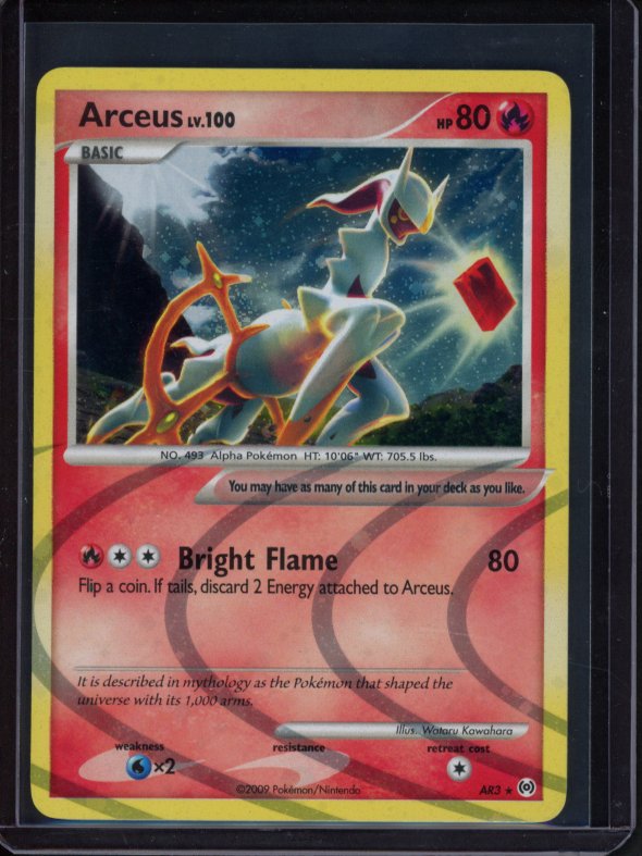 Arceus LV.100 AR3 Raw