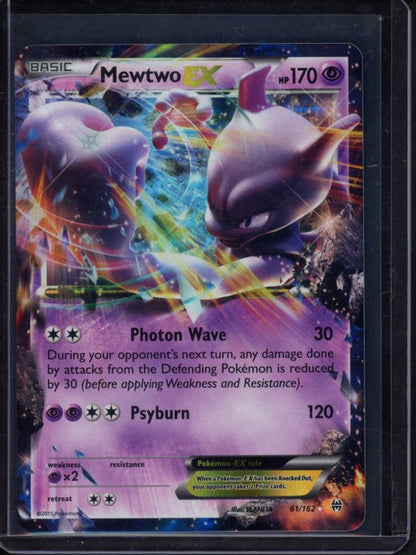 Mewtwo Ex 61/162 Raw