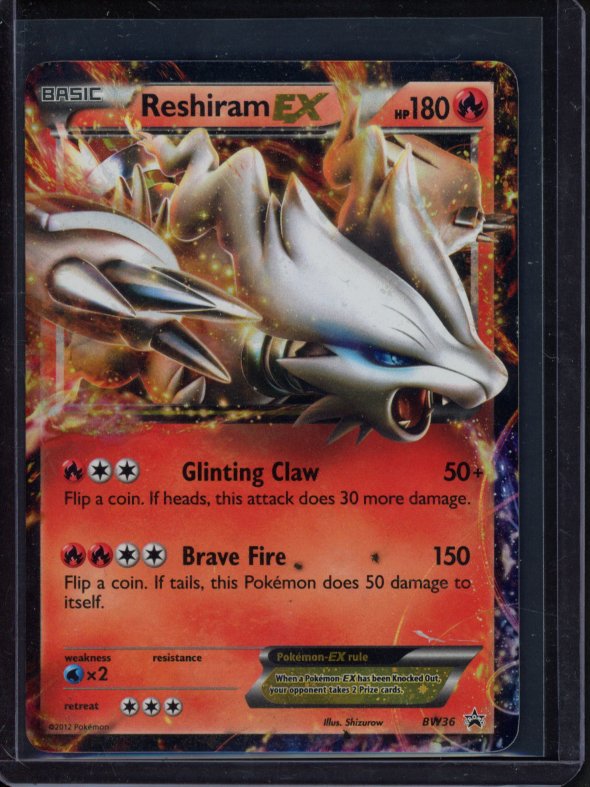 Reshiram Ex BW36 Raw