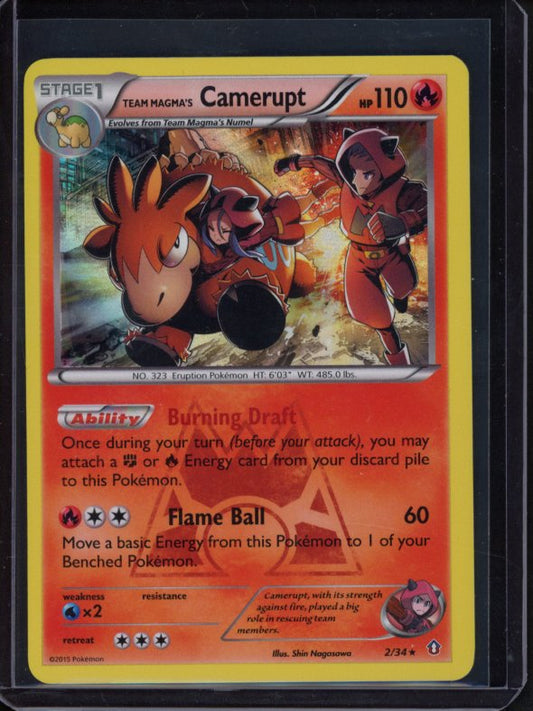 Team Magma's Camerupt 2/34 Raw