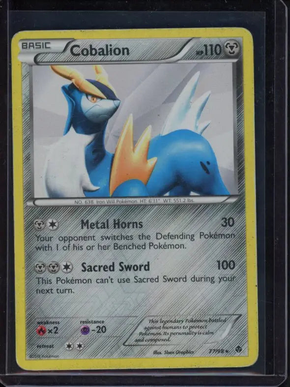 Cobalion 77/98 Raw - RookieLegends