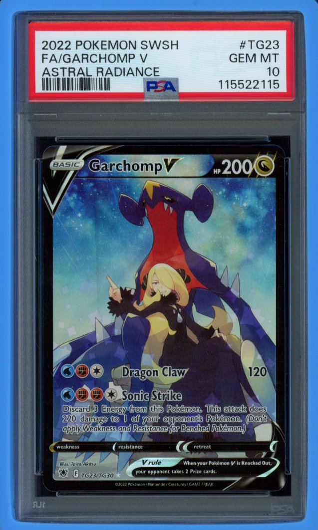 Garchomp V TG23/TG30 PSA 10