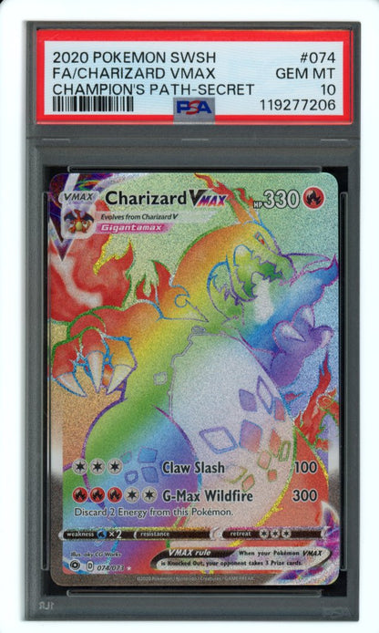 Charizard Vmax 074/073 PSA 10