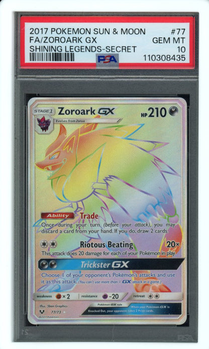 Zoroark Gx 77/73 PSA 10