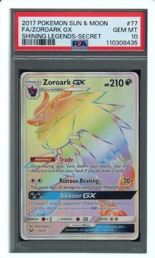 Zoroark Gx 77/73 PSA 10