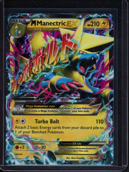 M Manectric Ex 24/119 Raw