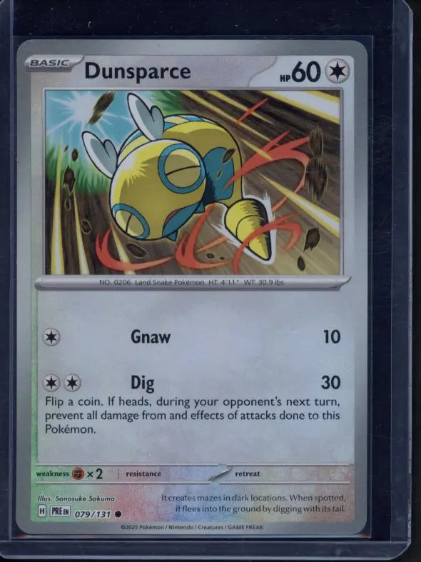 Dunsparce 079/131 Master Ball Raw - RookieLegends