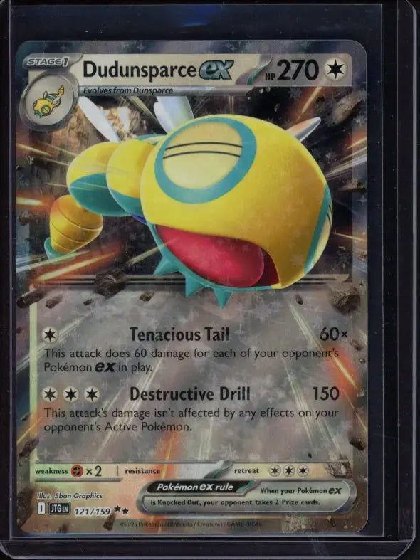 Dudunsparce Ex 121/159 Raw - RookieLegends